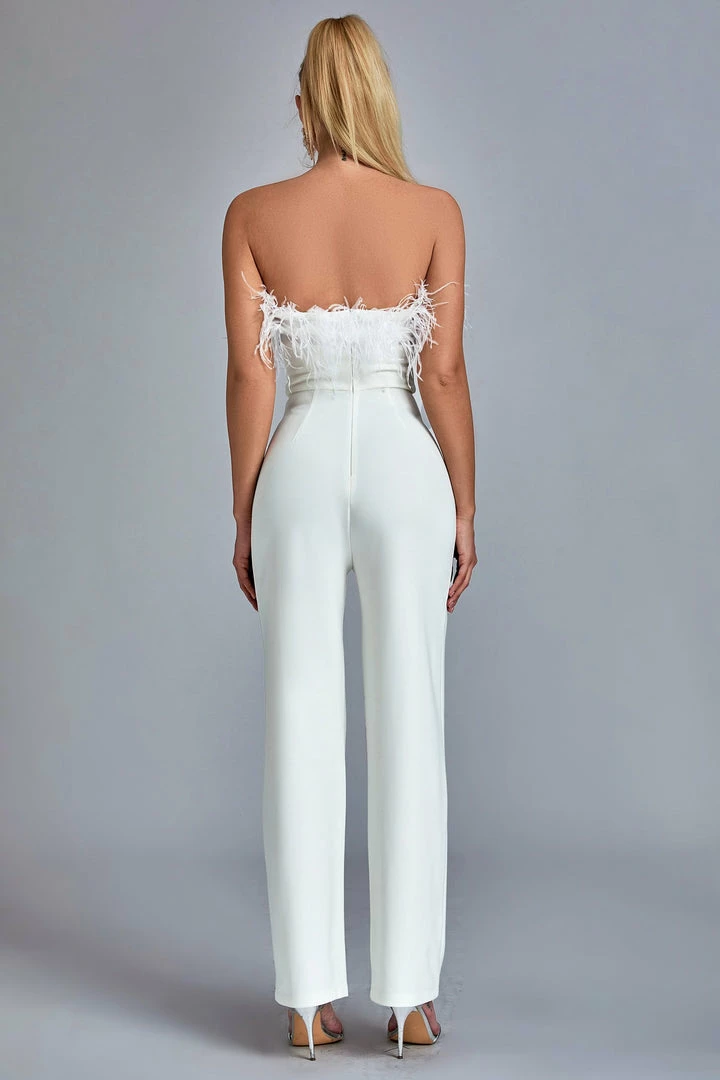 Bellabarnett Jill Feather Jumpsuit
