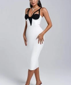 Tracking Damo Midi Bandage Dress CLOTHING