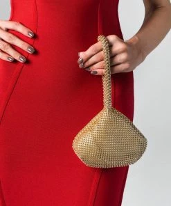 Bellabarnett CLOTHING SIyafa Triangle Mini Bag - Gold