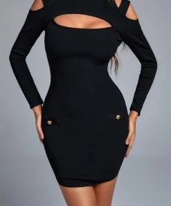 Bellabarnett Yuria Cutout Mini Bandage Dress