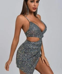 Bellabarnett Nada Sequin Mini Dress CLOTHING