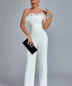 Bellabarnett Jill Feather Jumpsuit