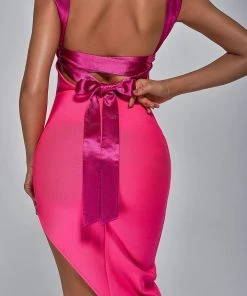 Bellabarnett CLOTHING Amour Backelss Midi Bandage Dress