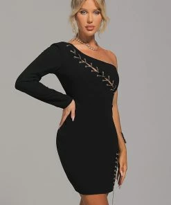 Bellabarnett CLOTHING Astrid One Shoulder Mini Dress