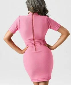 Bellabarnett Naima Mini Knit Dress - Pink