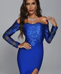Bellabarnett Sibyl Lace Mini Bandage Dress