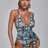 Bellabarnett Paige Snake Printed Swimwear CLOTHING