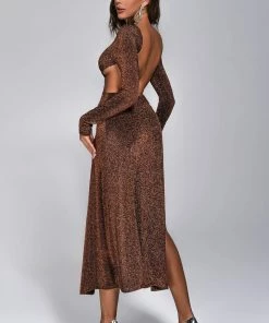 Bellabarnett Suzanne Cutout Slit Midi Dress