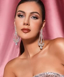 Bellabarnett CLOTHING Bernice Diamonate Earrings - Gold