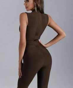 Bellabarnett Matilda Bandage Jumpsuit CLOTHING