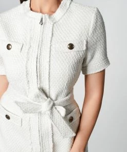 Bellabarnett Fannie Tweed Coat Mini Dress