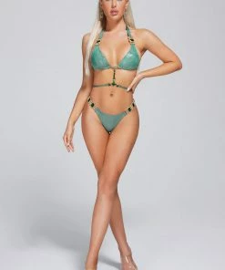 Bellabarnett CLOTHING Nella Diamonate Bikini - Green