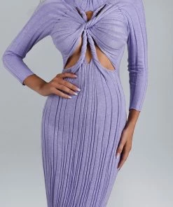 Bellabarnett Suki Long Sleeve Cutout Knit Dress
