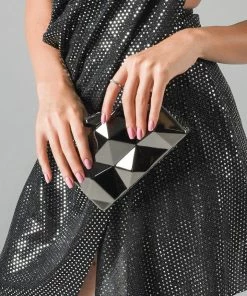 Bellabarnett Coko Mirror Clutch - Black CLOTHING
