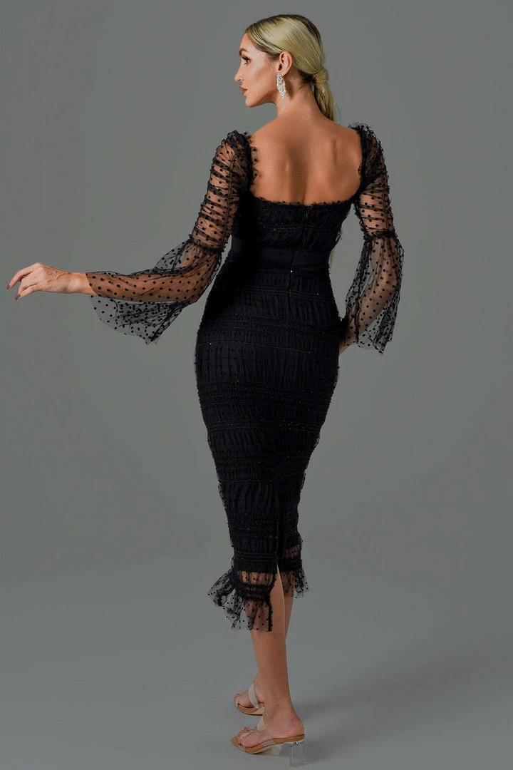 Bellabarnett Crana Mesh Maxi Dress CLOTHING