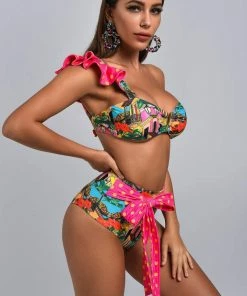 Bellabarnett Brice Tropical Printed Swimwear CLOTHING
