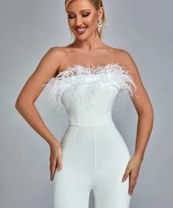 Bellabarnett Jill Feather Jumpsuit