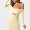 Bellabarnett Nicora Off Shoulder Midi Dress CLOTHING