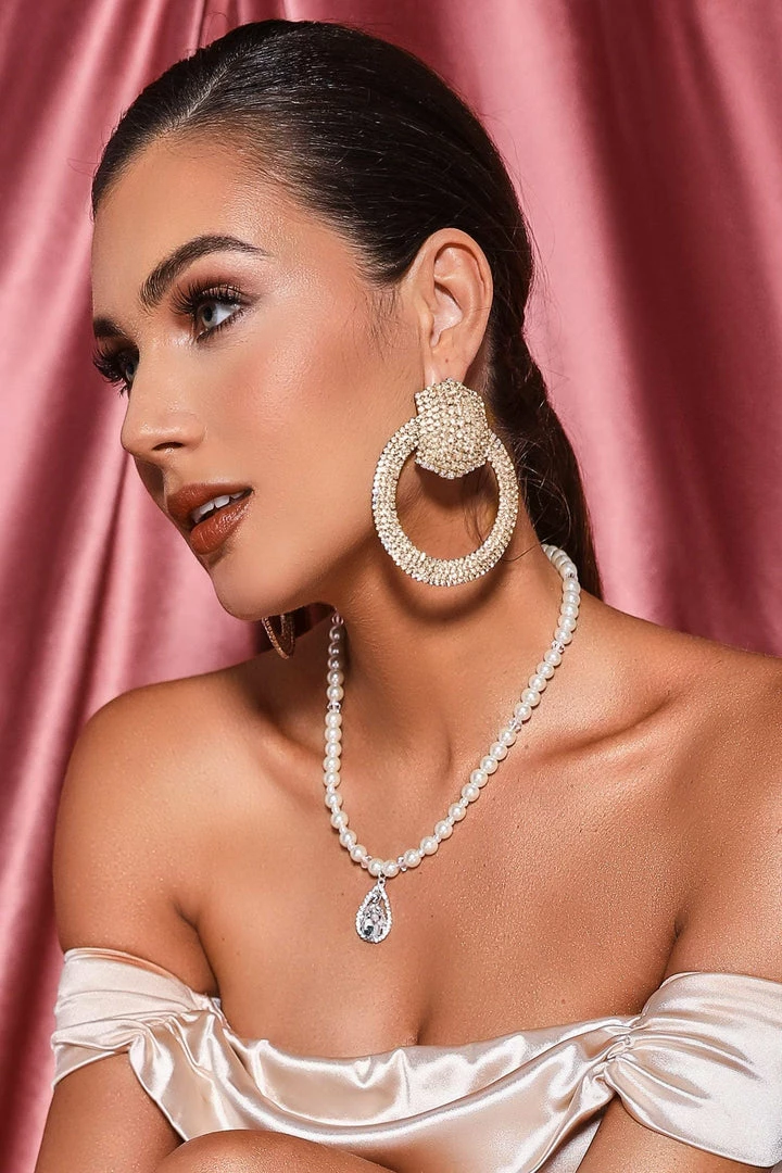 Bellabarnett Bernadette Diamonate Earrings - Gold