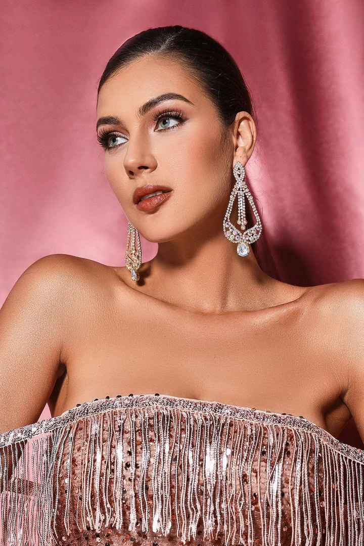 Bellabarnett CLOTHING Bernice Diamonate Earrings - Gold