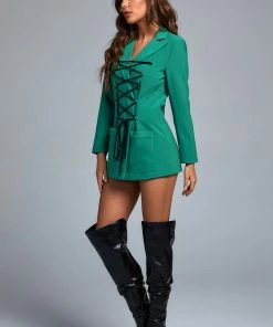 Bellabarnett CLOTHING Merni Lace Up Blazer