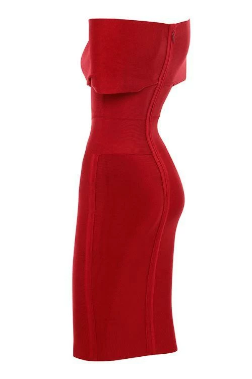 Bellabarnett Marta Dress - Red CLOTHING