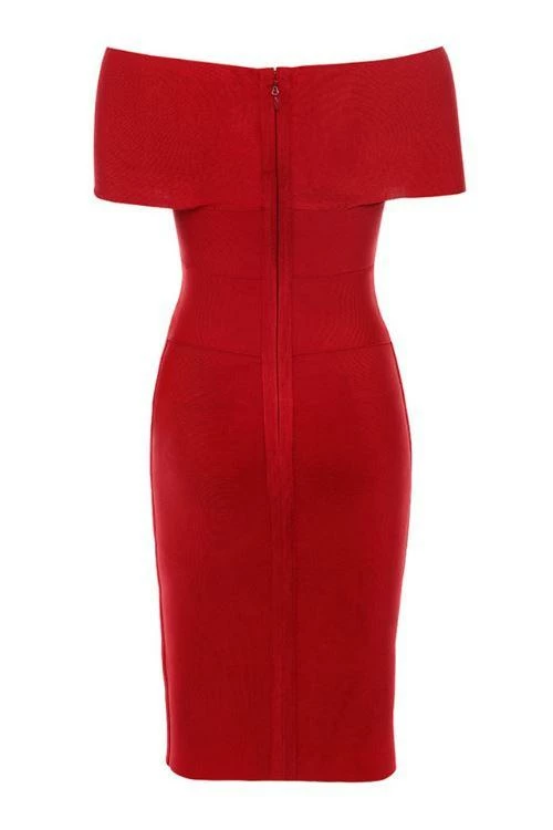 Bellabarnett Marta Dress - Red CLOTHING