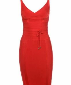 Bellabarnett Stella Dress - Red CLOTHING