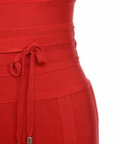 Bellabarnett Stella Dress - Red CLOTHING